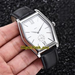 New Malte 82230/000G-9962 Second Sub-Dial Automatic Whtie Dial Mens Watch 316L Steel Case Leather Strap High Quality Watches Watch_Zone