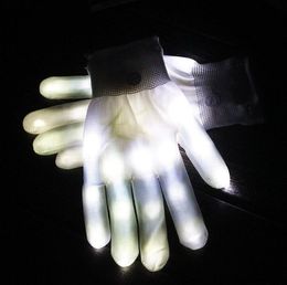 outdoor sport led gloves bike cycling warm glove party festival decoration props flashing light up glove magic knit camping gloves light