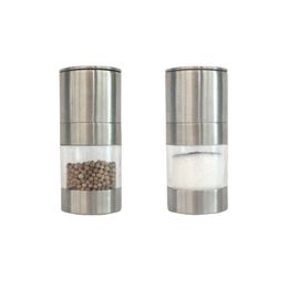 Stainless Steel Manual Salt Pepper Mill Grinder Portable Kitchen Mill Muller Home Kitchen Tool Cumin Mill wen6750