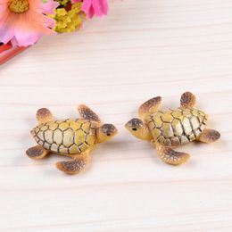 3*3.5cm Turtle Fairy Garden Decorations Miniature Mini animal ornament resin artificial craft bonsai Terrarium Decor