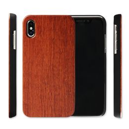 For Iphone X XR XS Max 8 6s plus Real Wood Case Hot Sale Bamboo Wooden Mobile Phone Cover Cases For Samsung Galaxy Note 9 S9 S7 S6 edge
