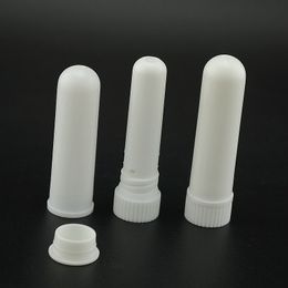 2000pcs/lot brand new white Colour blank nasal inhaler sticks, sterile portable nasal inhaler tube,