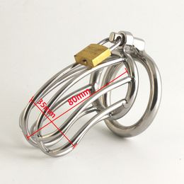 New Design Male Chastity Device stainless steel chastity sex toys for men penis sleeve Penis ring cock ring chastity belt Y1892804