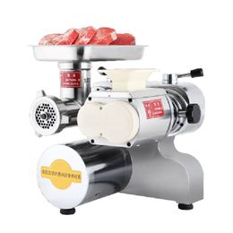 Beijamei Full Stainless Steel Commercial Electric Meat Slicer Meat grinder Desktop Type Meat Cutter Grinder Price