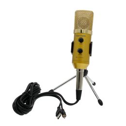 New USB Gaming Computer Condenser PC Microphone Mic with Tripod Stand for Streaming, Podcasting, Vocal Recording