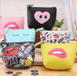 Women Purse Bags cute Girls Zipper Wallet PU Kids Coin wallet Children Money bags Change case Key Holder Bag