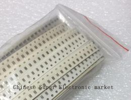 resistor composition Canada - 0805 SMD Ceramic Capacitor Assorted Kit 1pF TO 1uF 0805 52valuesX50pcs=2600pcs Chip Ceramic Capacitor Samples kit