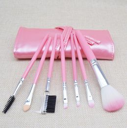 Professional Makeup Brushes Set Tools Make-up Toiletry Kit Wool Brand Make Up Brush Set with PU Leather Bag