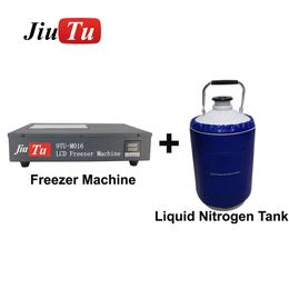 liquid nitrogen freezer tank separator with builtin pump for cell phone cracked lcd screen touch glass separation repair machine