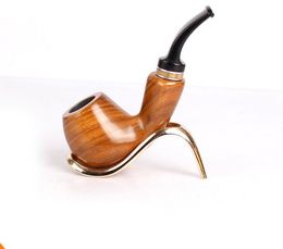 Acrylic Blower Pipe Green Sandalwood Hand-carved Pipe