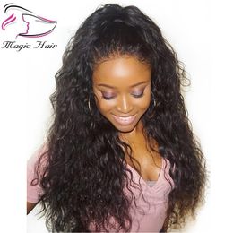 Brazilian hair wigs with baby hair lace front wigs pre-plucked hairline bleached knots 180% density human hair wigs customized accepted