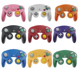 Multicolor Classic Retro Wired Gamepad joystick for Gamecube NGC Game Controller Console Analogue gaming joypad For Wii FREE SHIP