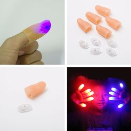 High quality New Bright Finger Lights Fingers Magic Light LED Fingers Lamp Toys 100pcs/lot T2I141