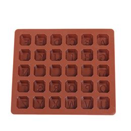 The New Hot 26 Tablet English Alphabet Silicone Cake Mould Useing of sugar cakes sugar coated printing sugar cakes