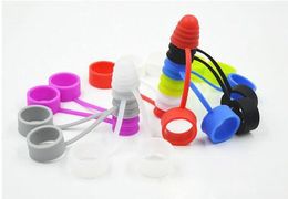 Mixed Colour Dustproof Multifunction Ring and Cap Prevent Slippery Drop one Silicone Cap Antiskid Ring Fit Atomizer
