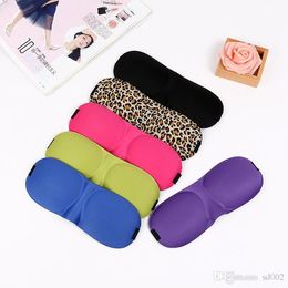 Stereo 3D Sleeping Eye Mask Colorful Soft Breathable Blindfold For Men And Women Eyepatch 1 53zh BB