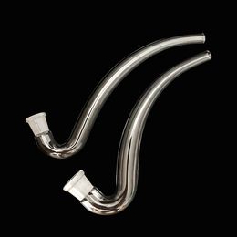 Glass J-Hook Adapter Creative style j hooks glass pipe joint size 14.4mm 18mm female free shipping