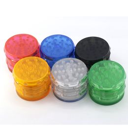 Newest Colorful 63mm Plastic Mini Herb Grinder Spice Drum Shape Miller Crusher High Quality Beautiful Unique Design Strongest Magnetic DHL