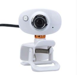 USB 2.0 50.0M HD Webcam Web Cam Camera with MIC for PC Laptop Computer Orange & White