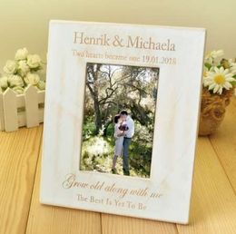 Custom Wedding Photo Frame, Wooden Wedding Couple Pictures Frames, Home Decor, Rustic Frame, Wedding Gift