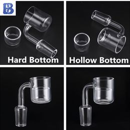 New XXL Quartz Thermal Banger Nail With Inner Bowl 32mm OD 10mm 14mm 18mm Male Female Domeless Nails Hard/Hollow bottom Quartz banger