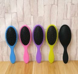 Salon New Detangling Kids Gentle Women men Hair Brush Tangle Wet & Dry Bristles handle Tangle Detangling Comb Hair Brush