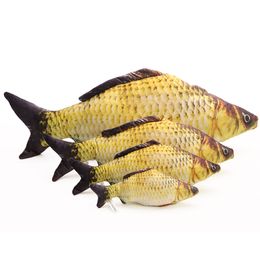 Cat Favor Fish Dog Toy plush Stuffed Fish Fish Shape Cat Toys catnip Scratch Board Scratching Post For Pet Dogs Product Supplies Hot Selling