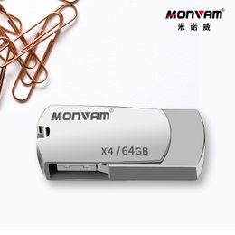 100% Full Capacity USB Flash Drive 64GB 32GB 16GB 8GB 4GB USB Flash Drive Memory Stick U Disc USB Key Pendrive for PC