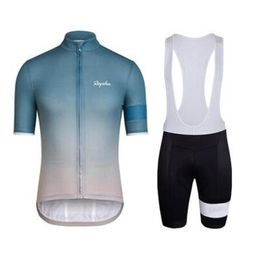 2021 RAPHA team Cycling Short Sleeves jersey bib shorts sets Men Summer Ropa Ciclismo quickdry mtb Bicycle wear U2180609