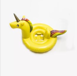 Baby Swimming Ring Unicorn Seat Inflatable Unicorn Pool Float Baby Summer Water Fun Pool Toy swan flamingo Kids Swimming float