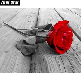 Full Square Diamond 5D DIY Diamond Painting "Red roses" Embroidery Cross Stitch Rhinestone Mosaic Painting Decor