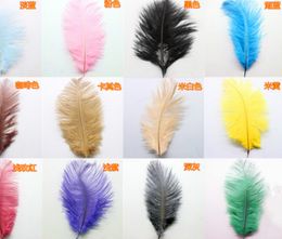 gold ostrich feathers uk