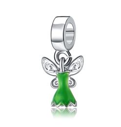 Fits Pandora Bracelets Flower Fairy Pendant Silver Charms Bead Dangle Charm Beads For Wholesale Diy European Sterling Necklace Jewellery