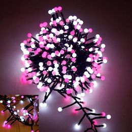 1*LED Firecracker String Light Water Resistance IP44 400cm Cable 8 Modes Decorative Garden Weddings Tents and Parties Light