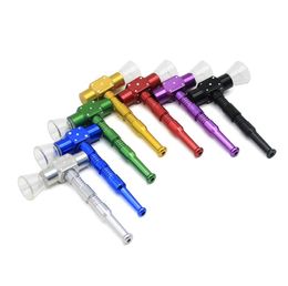 Multicoloured threaded pipe portable small fashion cigarette drills with drill pipes