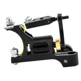 Hot Sell Black Machined Aluminium Alloy Rotary Motor Tattoo Machine Liner Shader For Beginner Free Shipping