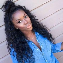 Lace Wigs Quality Kinky Curly Lace Front Wigs 150% Density Brazilian Virgin Human Hair Lace Front Wigs for Black Women