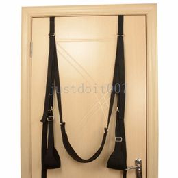 Bondage Deluxe Hanging On Door Padded Cuffs Love Sex Swing Sling Straps Set Cosplay Toy #R98