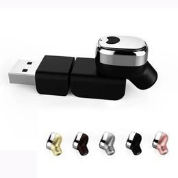 2018 E9 Mini Wireless Bluetooth Headset with USB Magnetic Charging Portable Invisible Earphone Handsfree Earbuds With Mic for Samsung iPhone