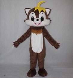 2018 Factory sale hot adult squirrel mascot costume for adult to wear for sale for party