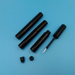 1.3ml Black Empty Liquid Eyeliner Tube, Eyelash Growth Liquid Refillable Container, Plastic Small Sample Eyeliner Tube F218