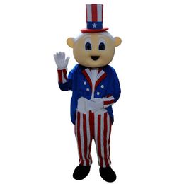 2018 Factory sale hot Adult Size American Old Man Magician Mascot Costume Free Shipping