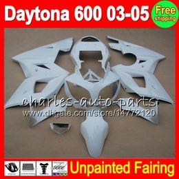 8Gifts Unpainted Full Fairing Kit For Daytona 600 03 04 05 2003-2005 Daytona600 03 04 05 2003 2004 2005 Fairings Bodywork Body kit