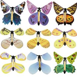 1 Pc Colourful Creative Flying Butterfly New Novel Children Magic Props Toys for Kids Funny Games Educational Toys Birthday Gifts
