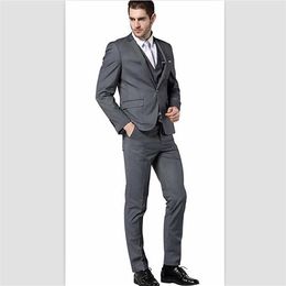 setwell Burgundy Men's Suit Clasic Fit 3 Pieces Mens Suit Blazer Two Buttons Tuxedo Business Wedding Party (Jackets+Vest+Pants)