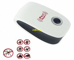 100pcs/lot EU US AU UK plug Electronic Ultrasonic Anti Pest Bug Mosquito Cockroach Mouse Killer Repeller