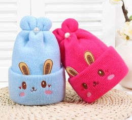 newborn winter warm beanie baby head protection knit crochet hat hospital boys girl caps infant cartoon beanies hats