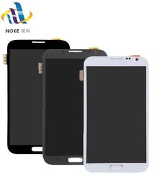 Black/White/Grey For Samsung Galaxy Note 2 N7100 N7105 T889 i317 i605 L900 LCD Display Touch Screen Digitizer Assembly Parts