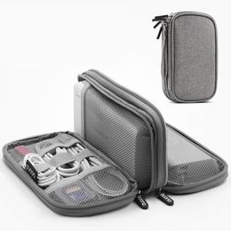 JILIDA Oxford Cloth Power Bank Pouch Electronics Accessories USB Cable Earphones Storage Bag Travel Digital Gadget SD Organiser