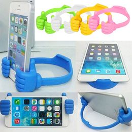 Universal The thumb OK Stand Holder For Ipad Tablet PC IPhone 5 5S 6 6 Plus Samsung S3 S4 S5 Note 3 4 with retail box
